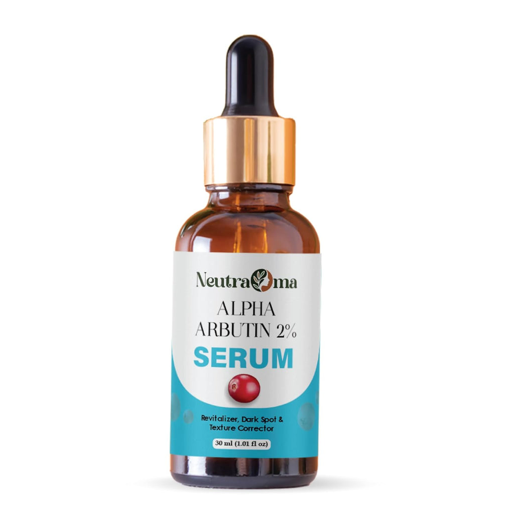 Alpha Arbutin 2% Serum for Dark Spots, Pigmentation & Uneven Skin Tone | Brightening Face Serum with Texture Corrector | Fast Absorbing, Lightweight Formula | 30ml