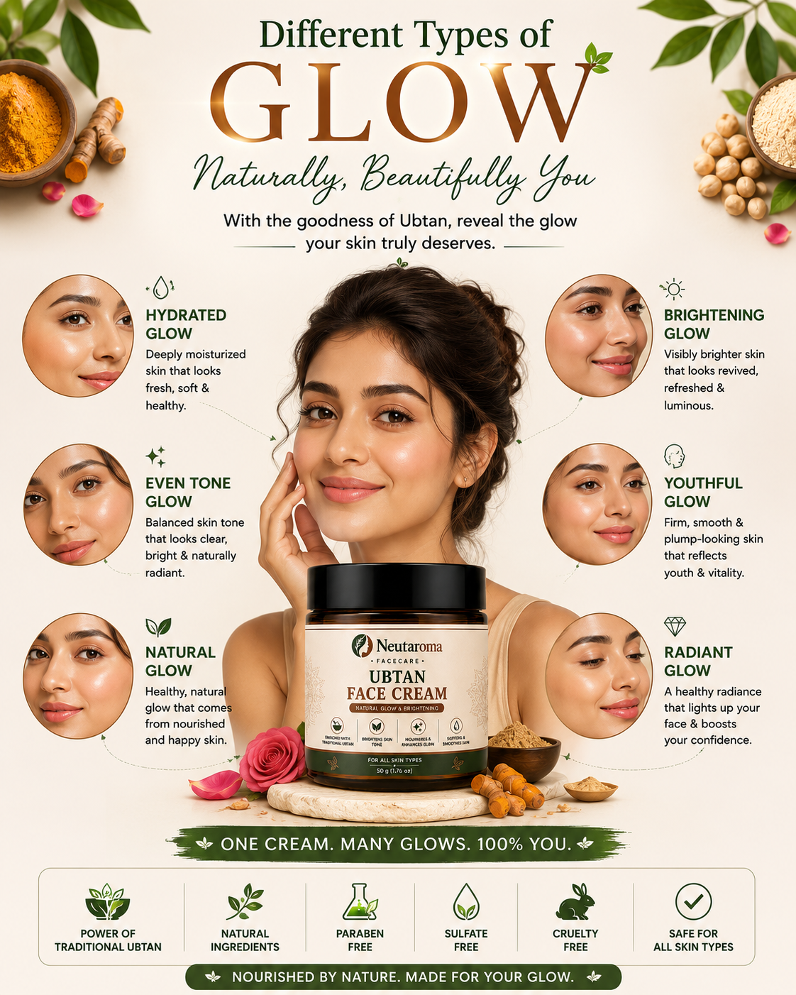 Experience the timeless power of Traditional Ubtan for brighter, smoother, and naturally radiant skin.