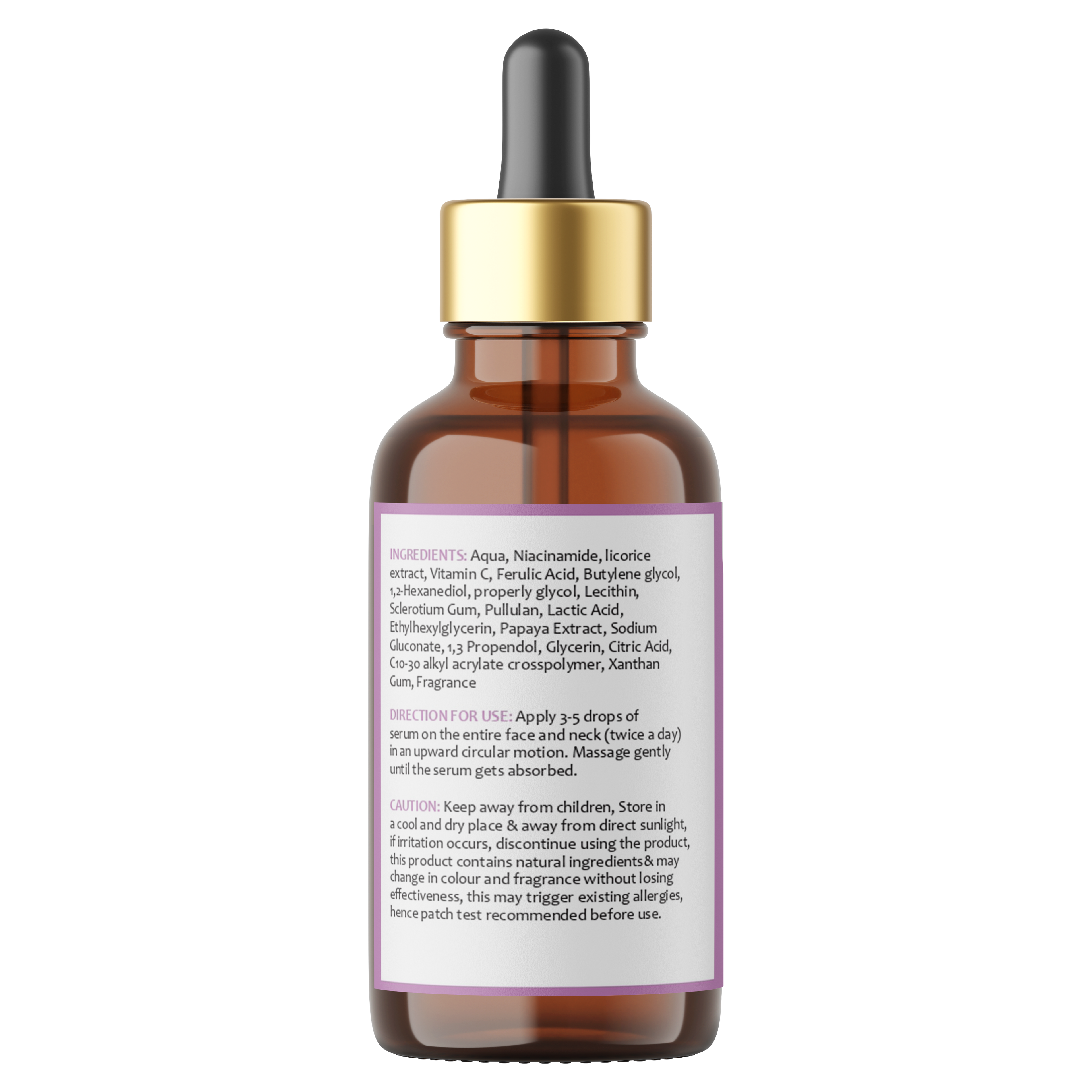 Vitamin C & Niacinamide Face Serum – Targets Dark Spots, Dullness & Uneven Tone for Bright, Hydrated Skin, 30ml