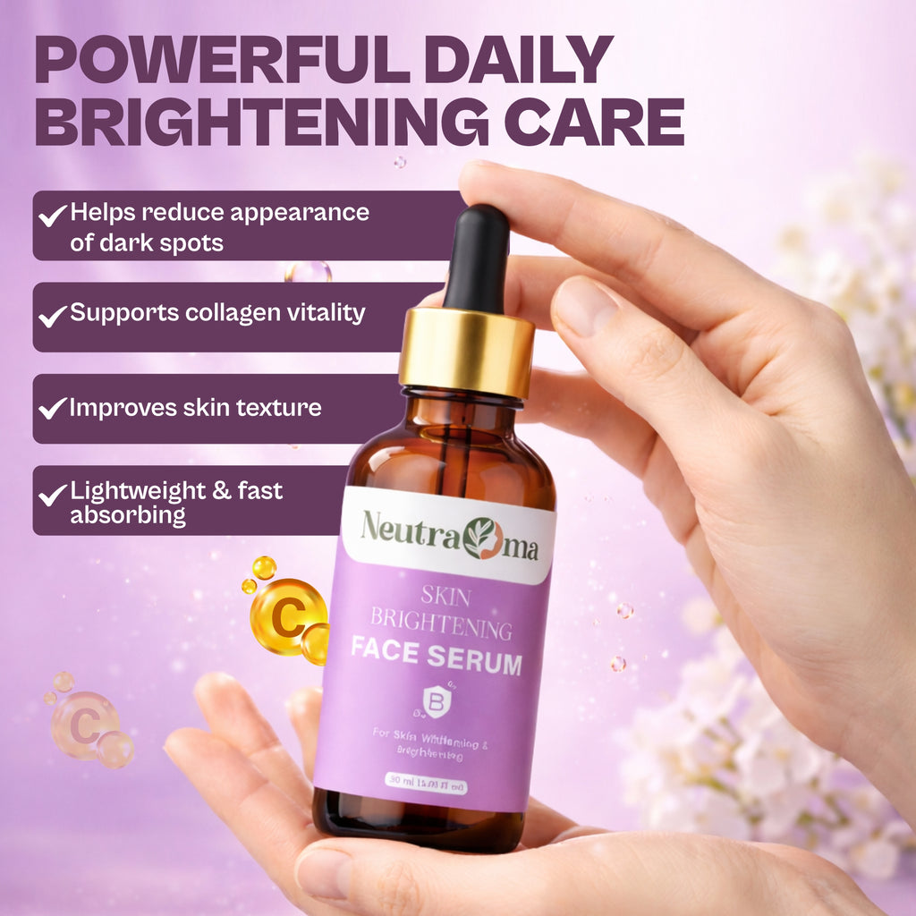 Vitamin C & Niacinamide Face Serum – Targets Dark Spots, Dullness & Uneven Tone for Bright, Hydrated Skin, 30ml