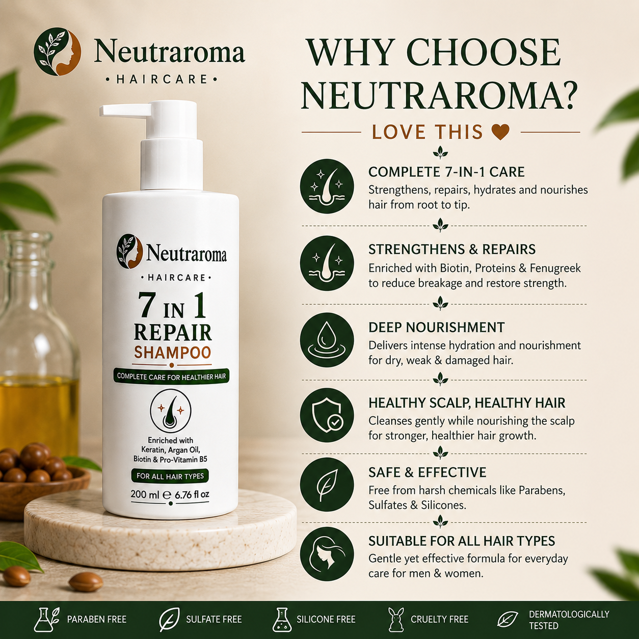 Experience Complete Hair Repair with Nature & Science